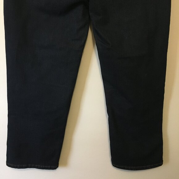 Santana Jeans Dark Navy Blue Denim Capri - Picture 7 of 14